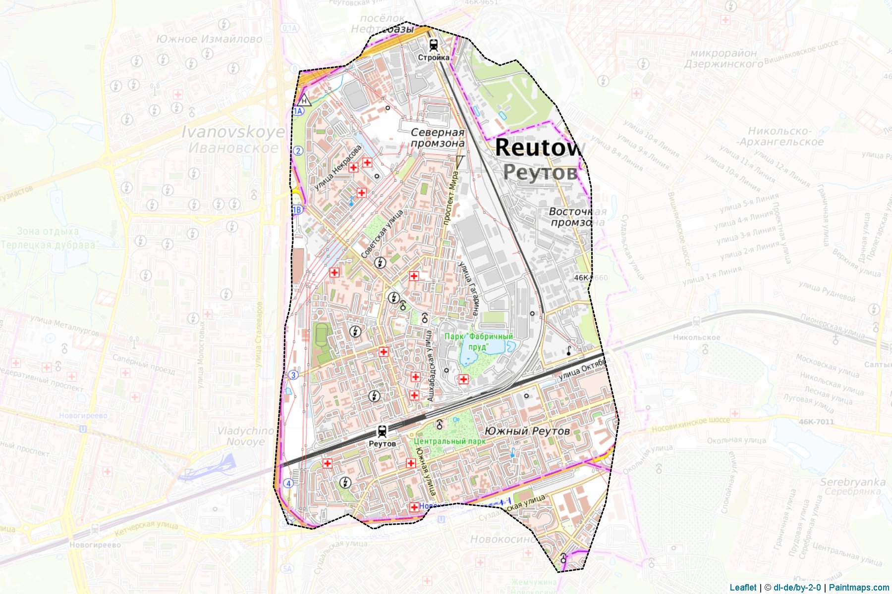 Reutov (Moscow Oblast) Map Cropping Samples-1