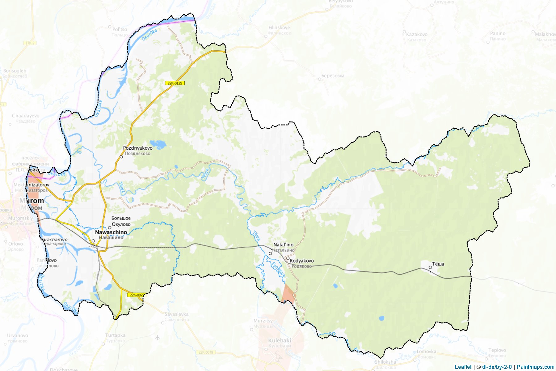 Navashinskiy (Nijniy Novgorod) Haritası Örnekleri-1