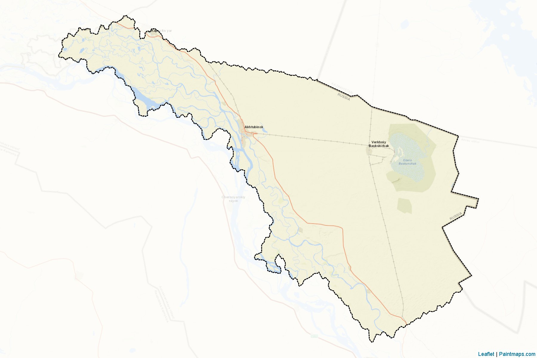 Akhtubinskiy (Astrakhan) Map Cropping Samples-2