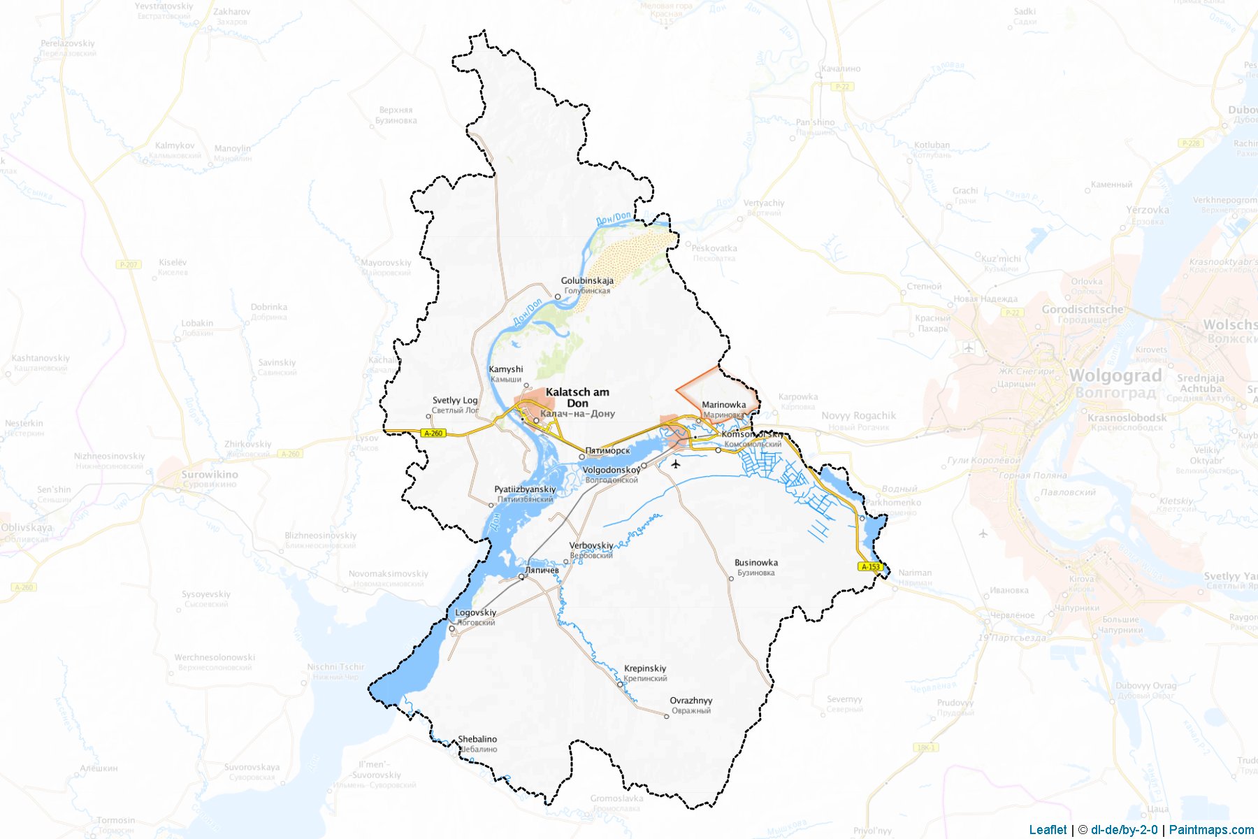 Kalachevskiy (Volgograd) Map Cropping Samples-1