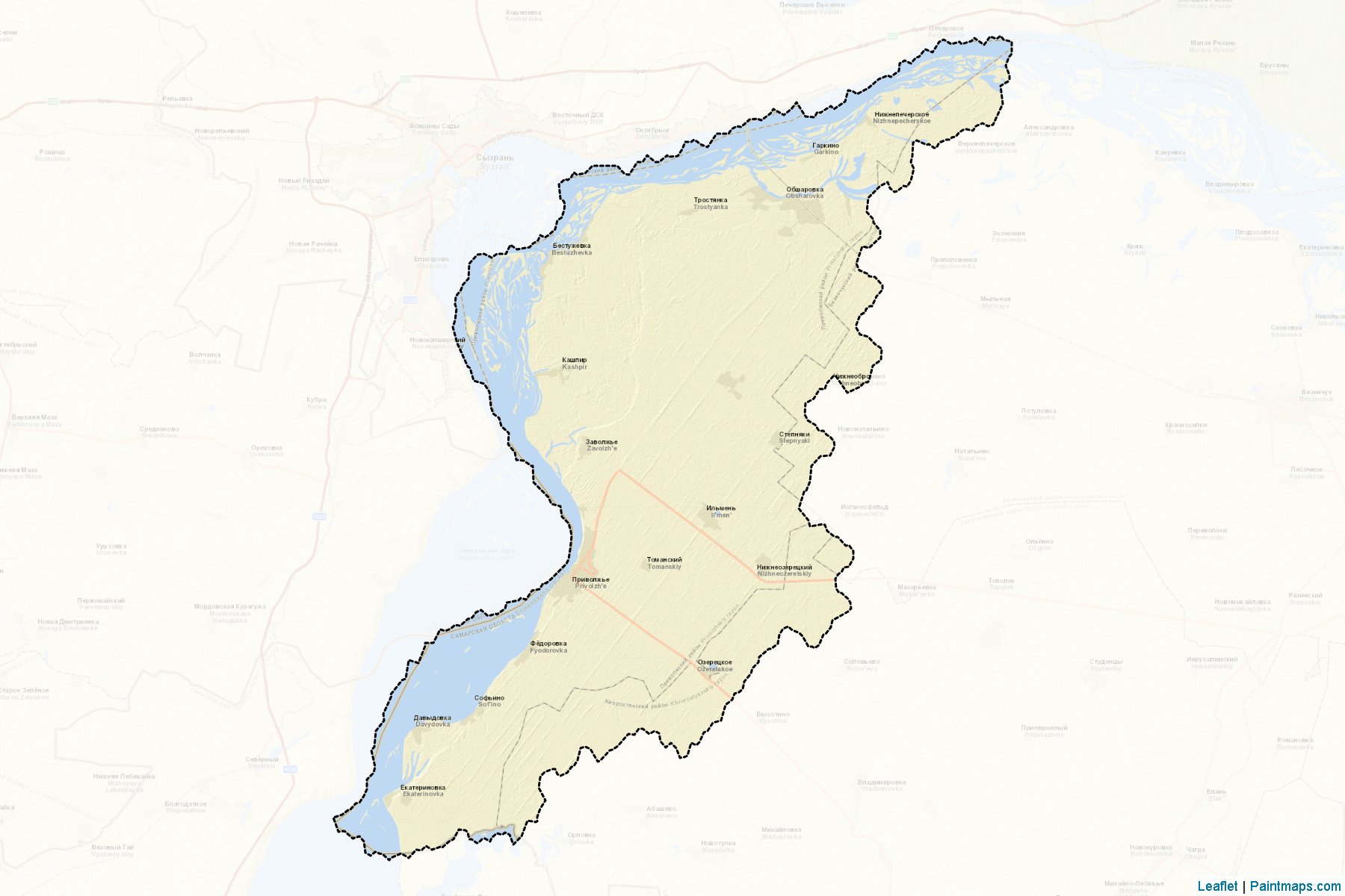 Privolzhskiy (Samara) Map Cropping Samples-2