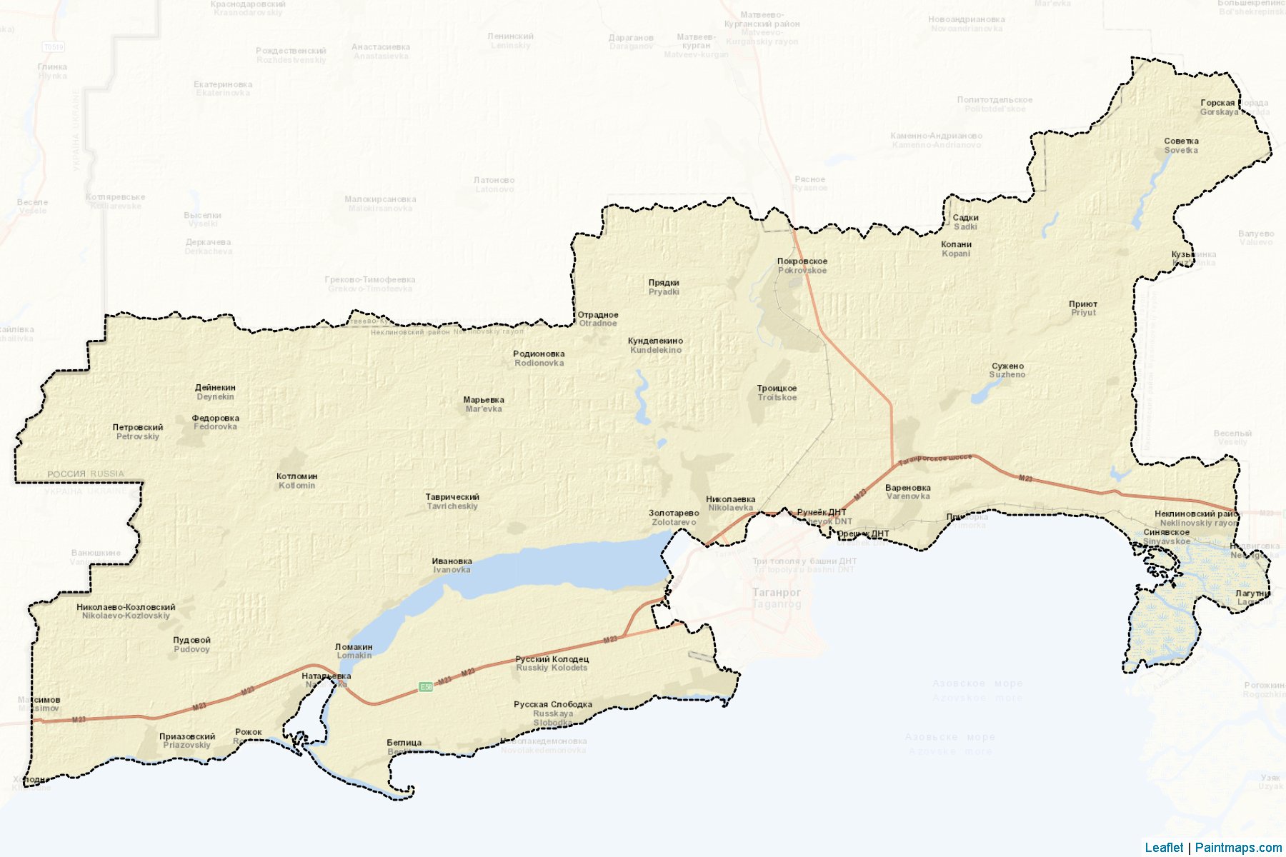 Neklinovskiy (Rostov) Map Cropping Samples-2