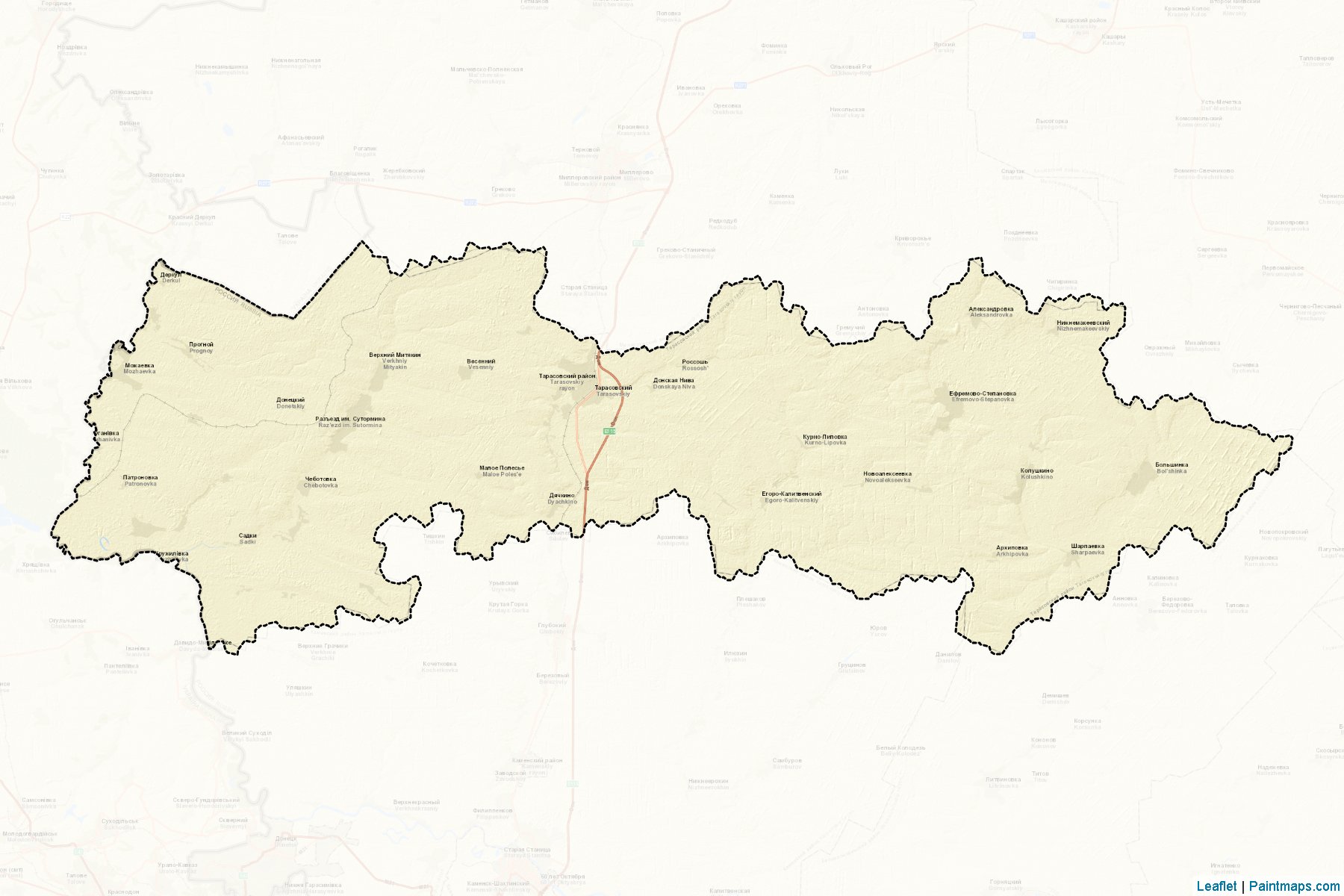 Tarasovskiy (Rostov) Map Cropping Samples-2