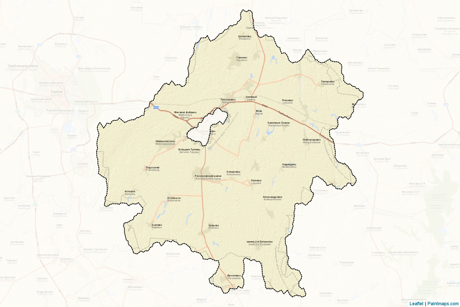 Rasskazovskiy (Tambov) Map Cropping Samples-2