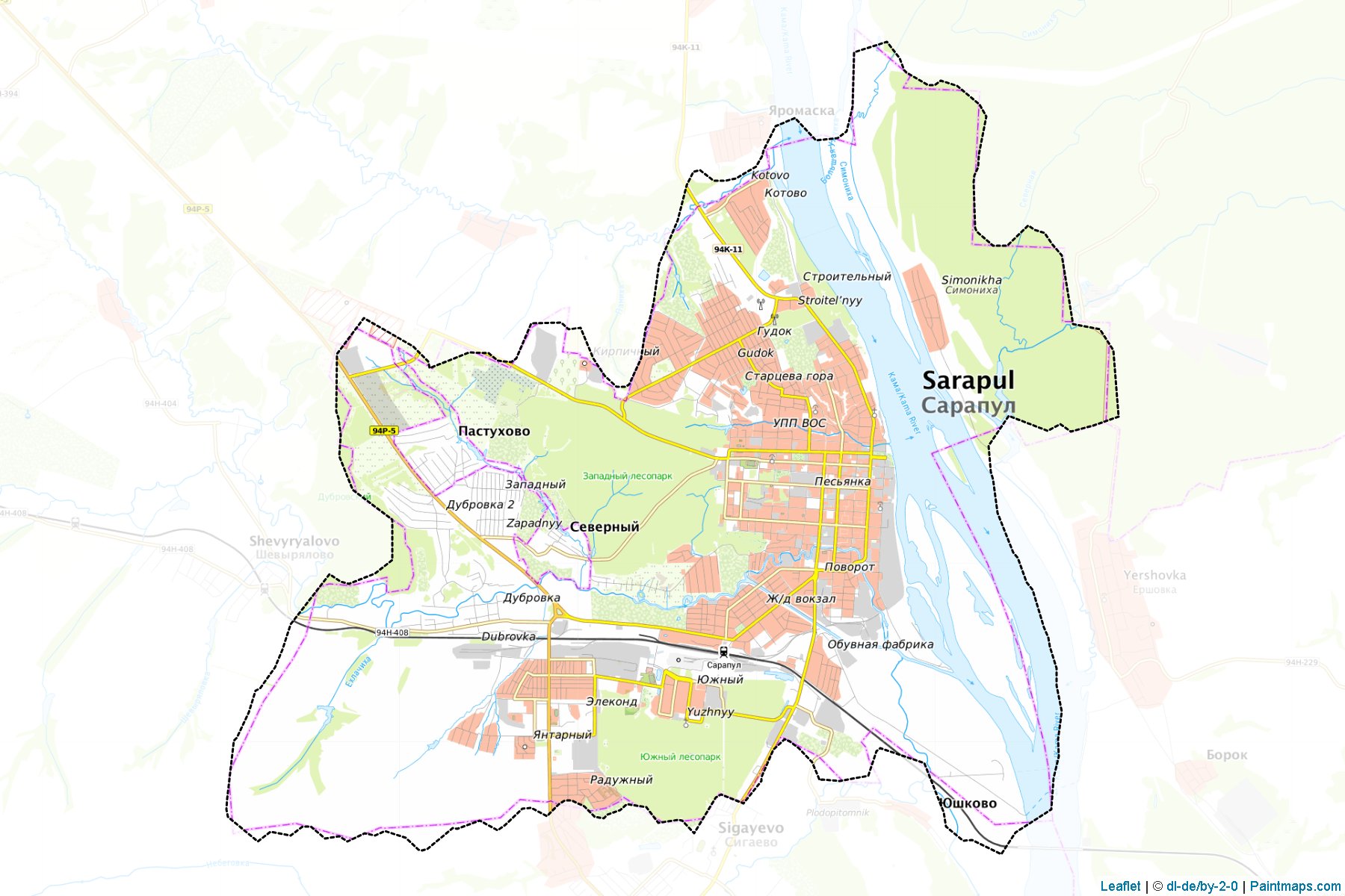 Sarapul (Udmurt) Map Cropping Samples-1