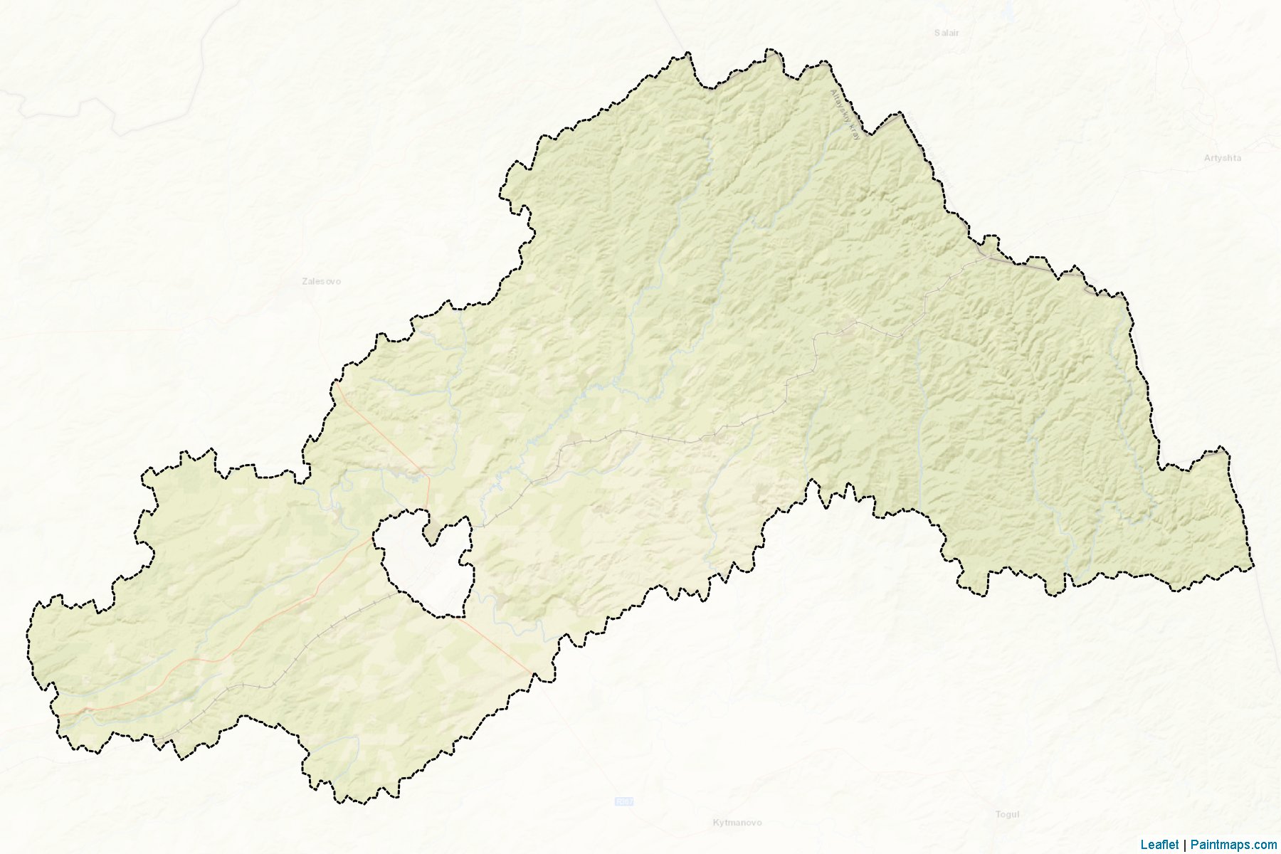 Zarinskiy (Altai) Map Cropping Samples-2