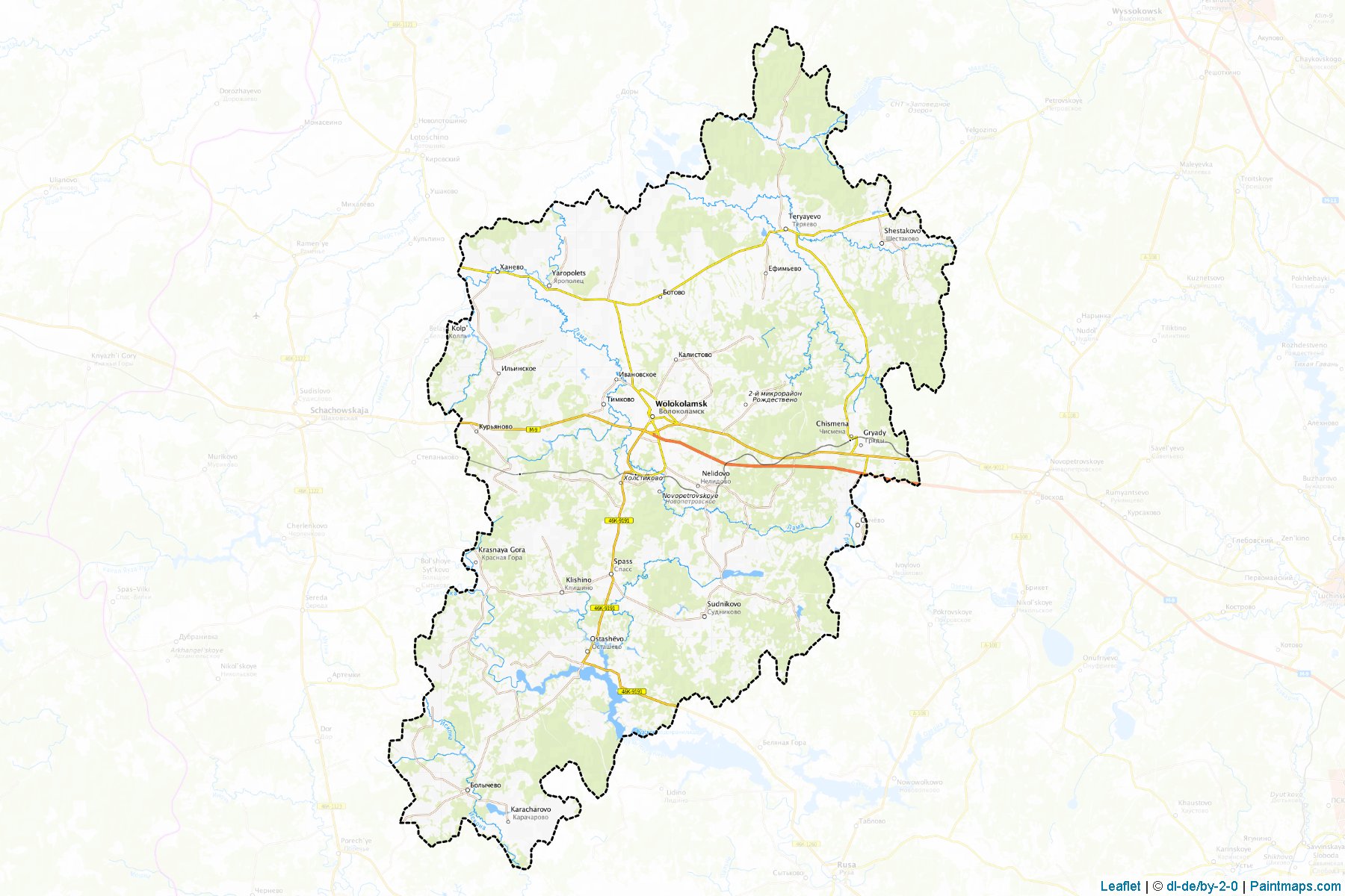 Volokolamskiy (Moscow Oblast) Map Cropping Samples-1