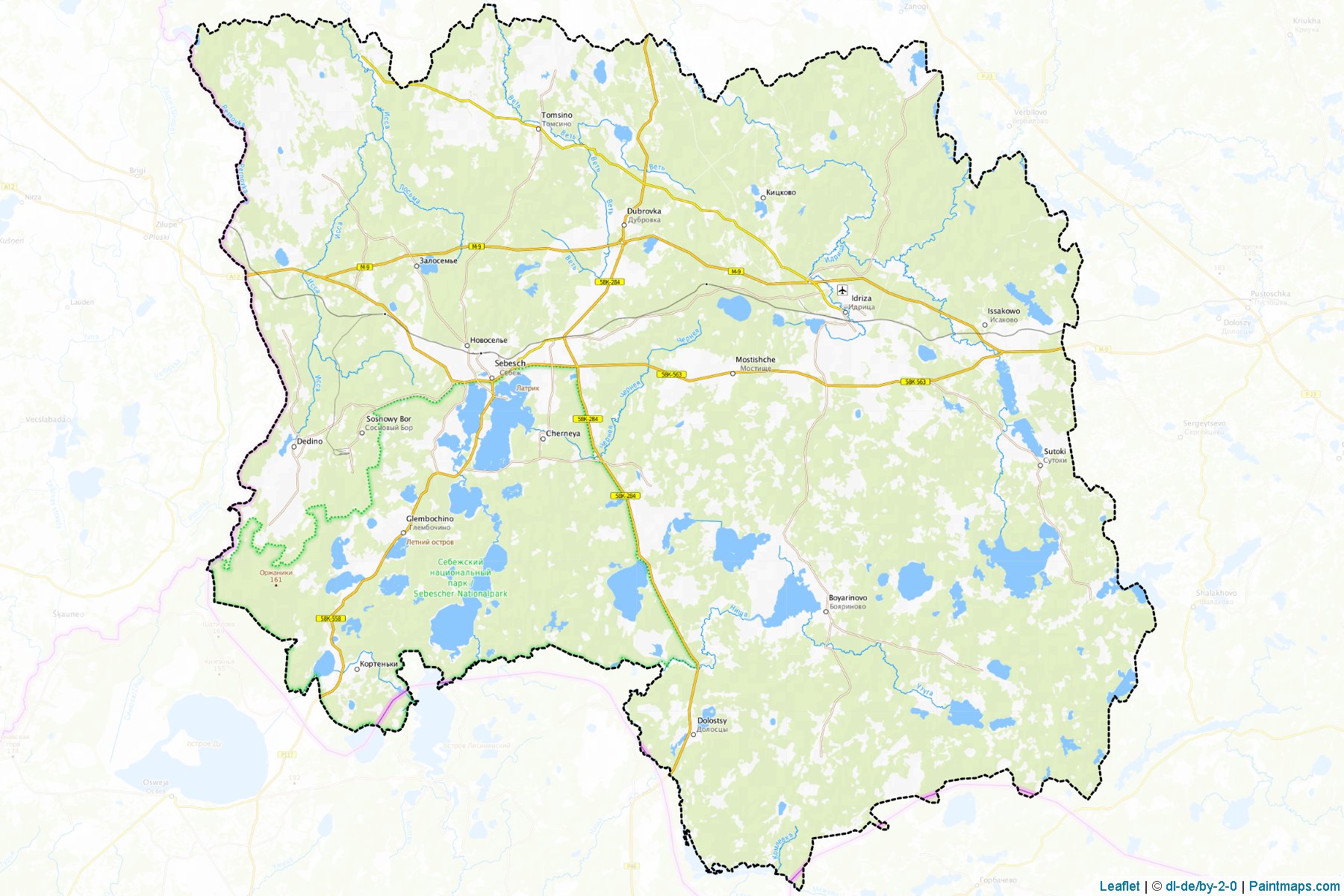 Sebezhskiy (Pskov) Map Cropping Samples-1