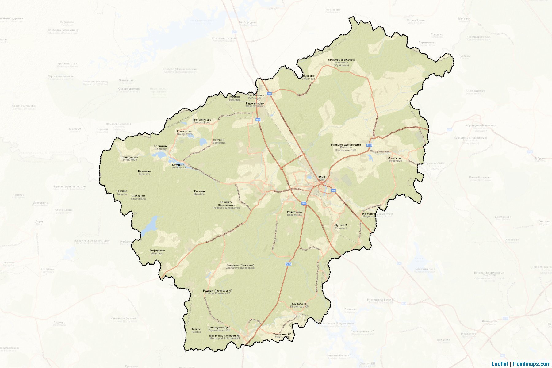 Klinskiy (Moscow Oblast) Map Cropping Samples-2