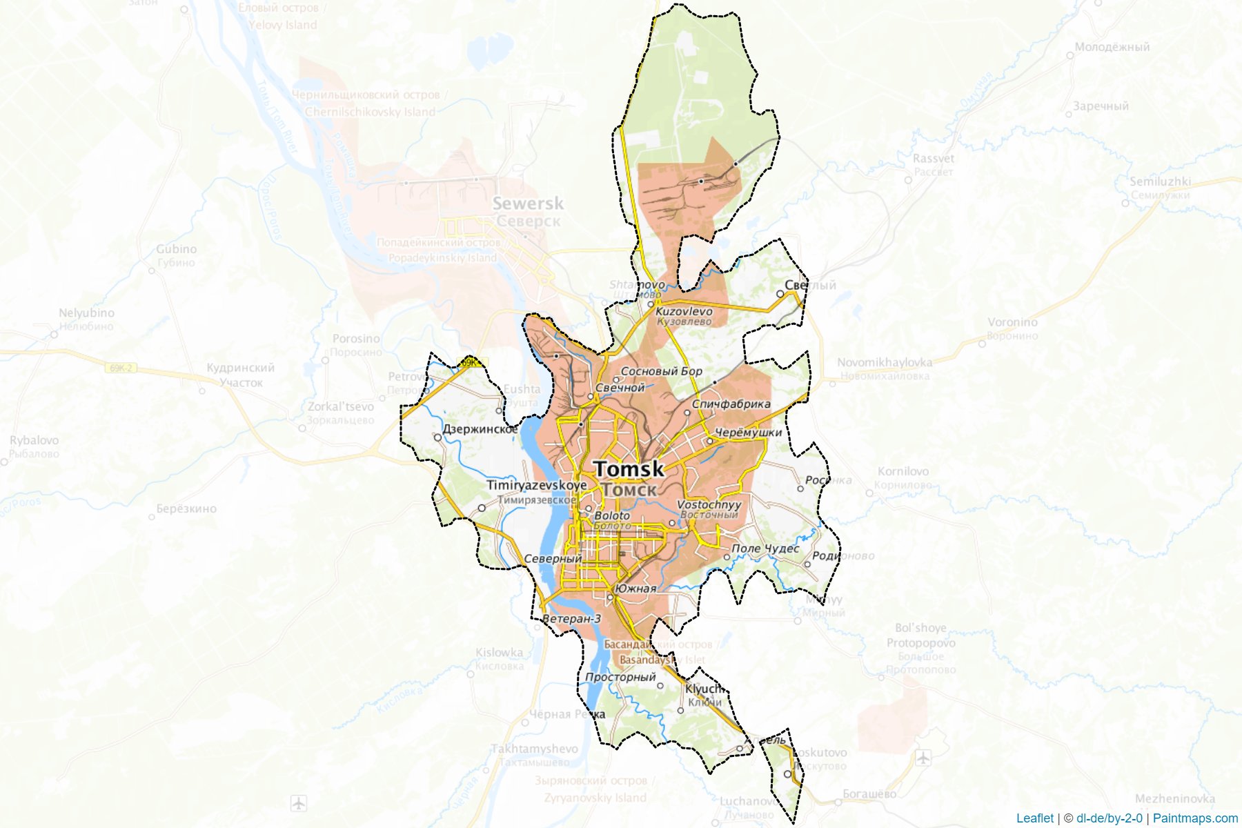 Tomsk (Tomsk) Map Cropping Samples-1