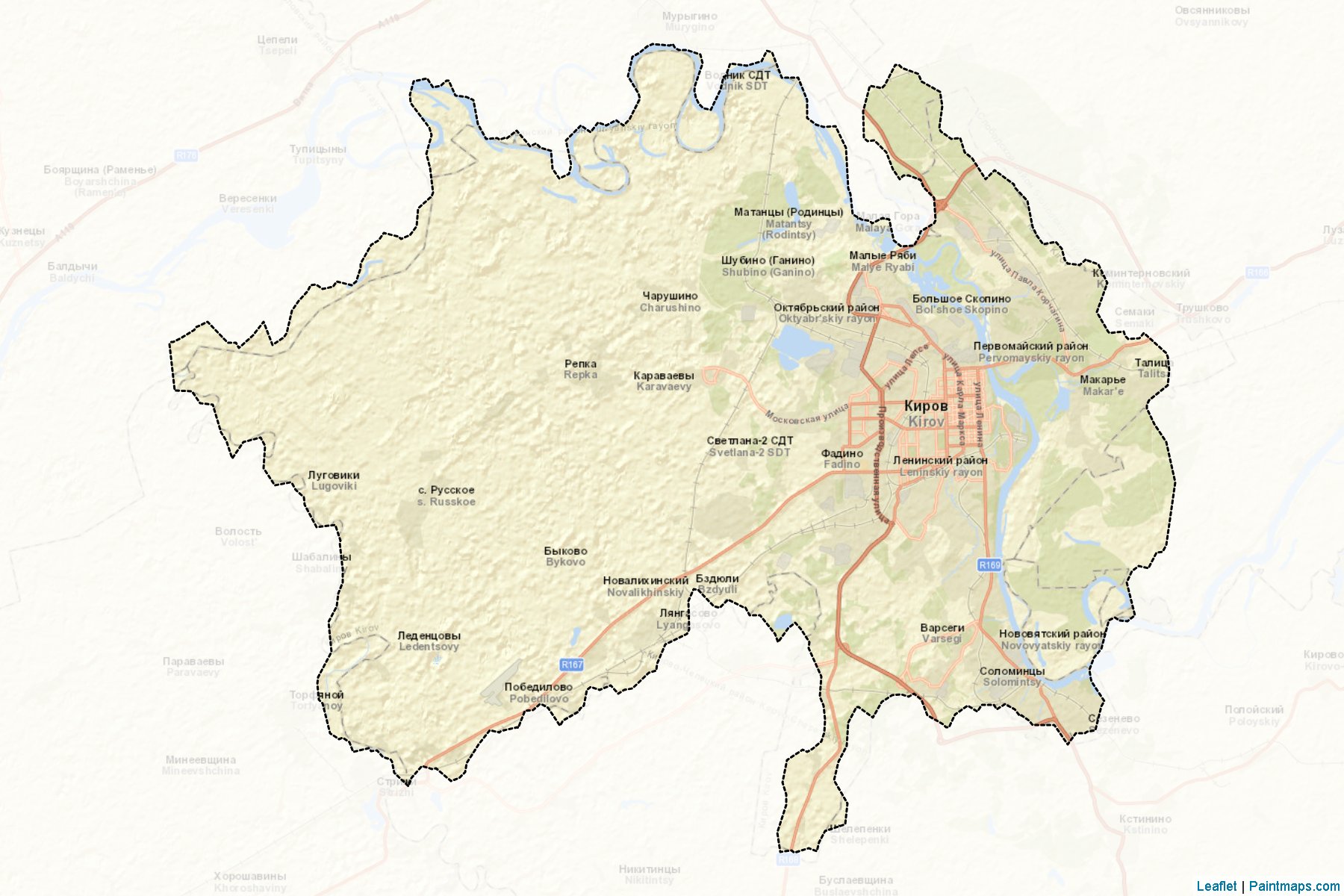 Kirov (Kirov) Map Cropping Samples-2