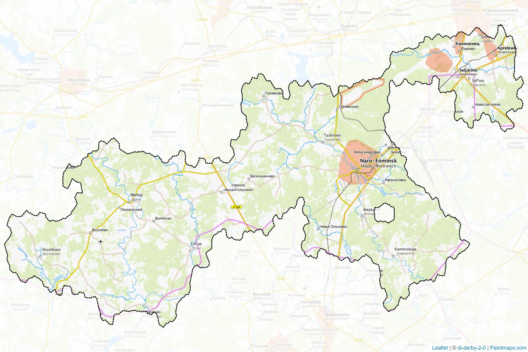 Naro-Fominskiy (Moscow Oblast) Map Cropping Samples-1