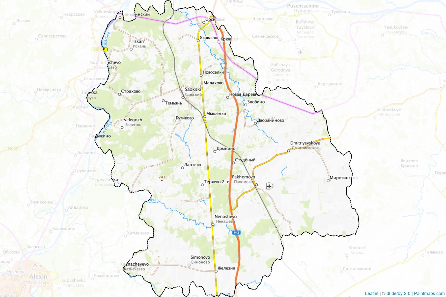 Zaokskiy (Tula) Map Cropping Samples-1