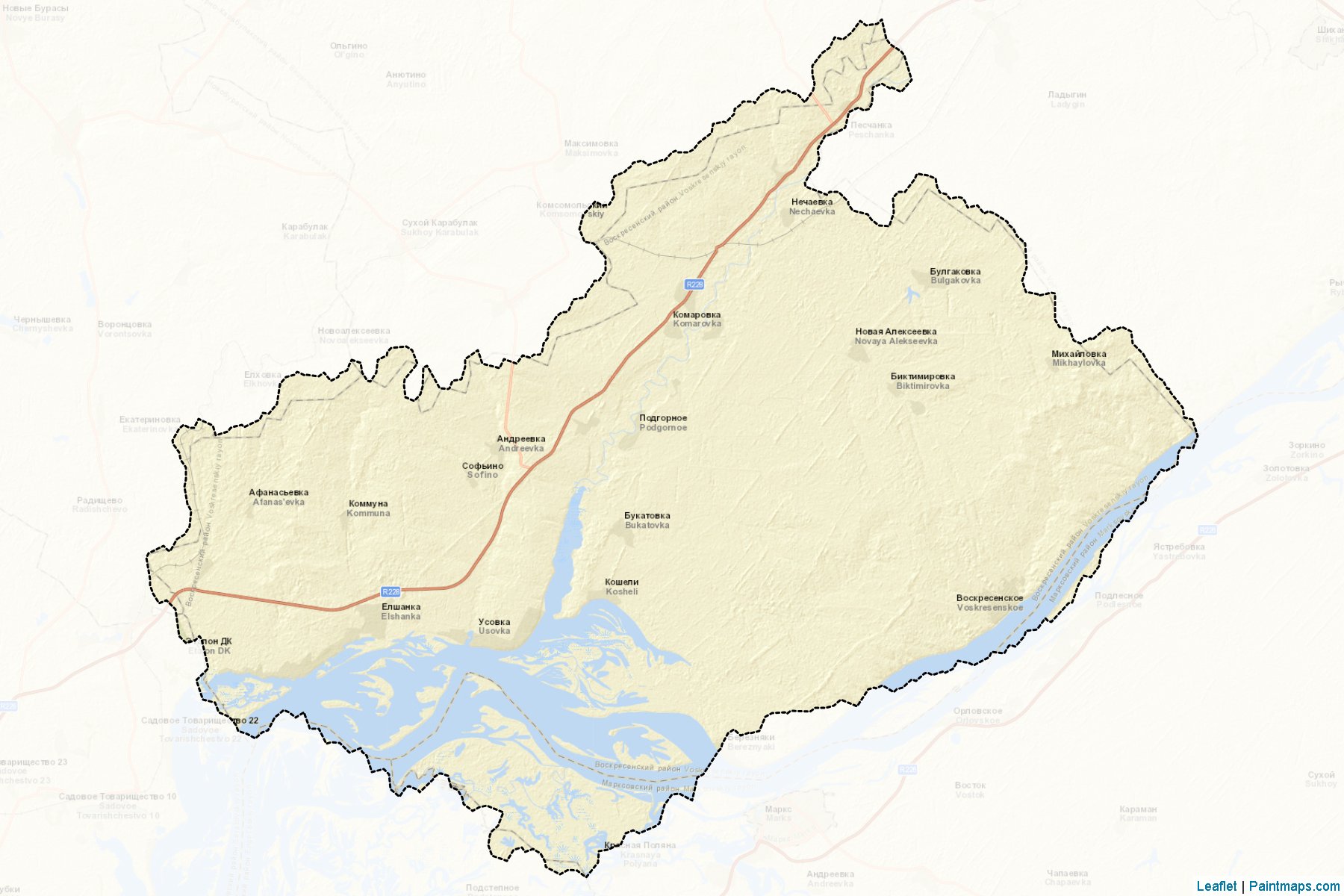 Voskresenskiy (Saratov) Map Cropping Samples-2