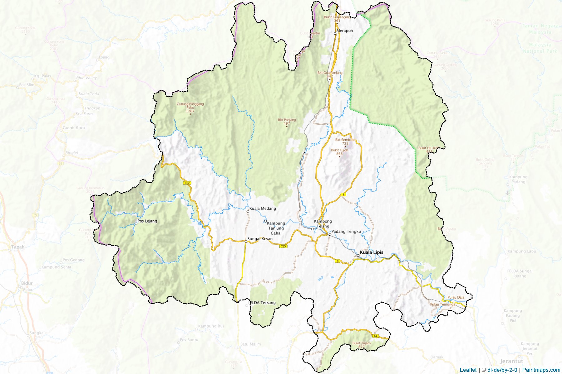 Lipis (Pahang) Map Cropping Samples-1