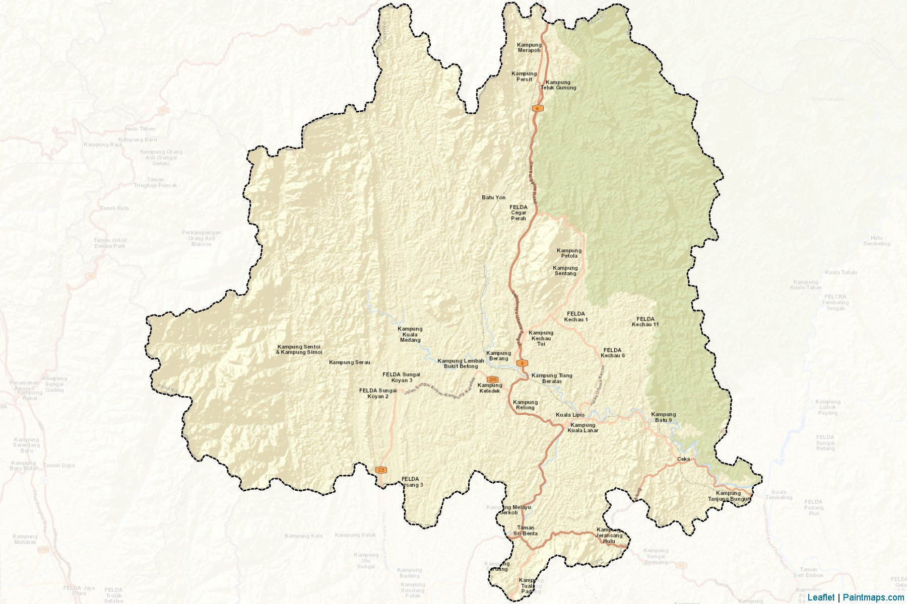 Lipis (Pahang) Map Cropping Samples-2