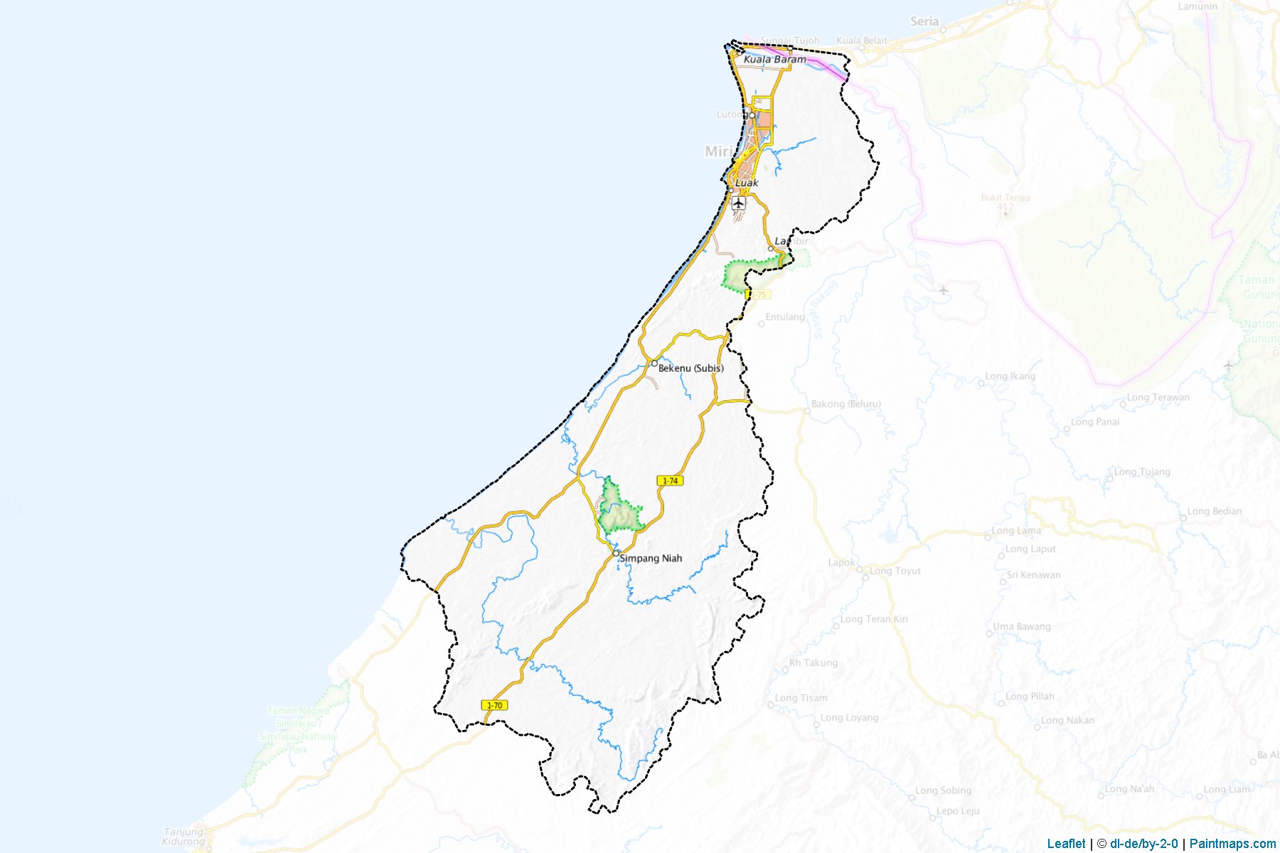 Miri (Sarawak) Map Cropping Samples-1