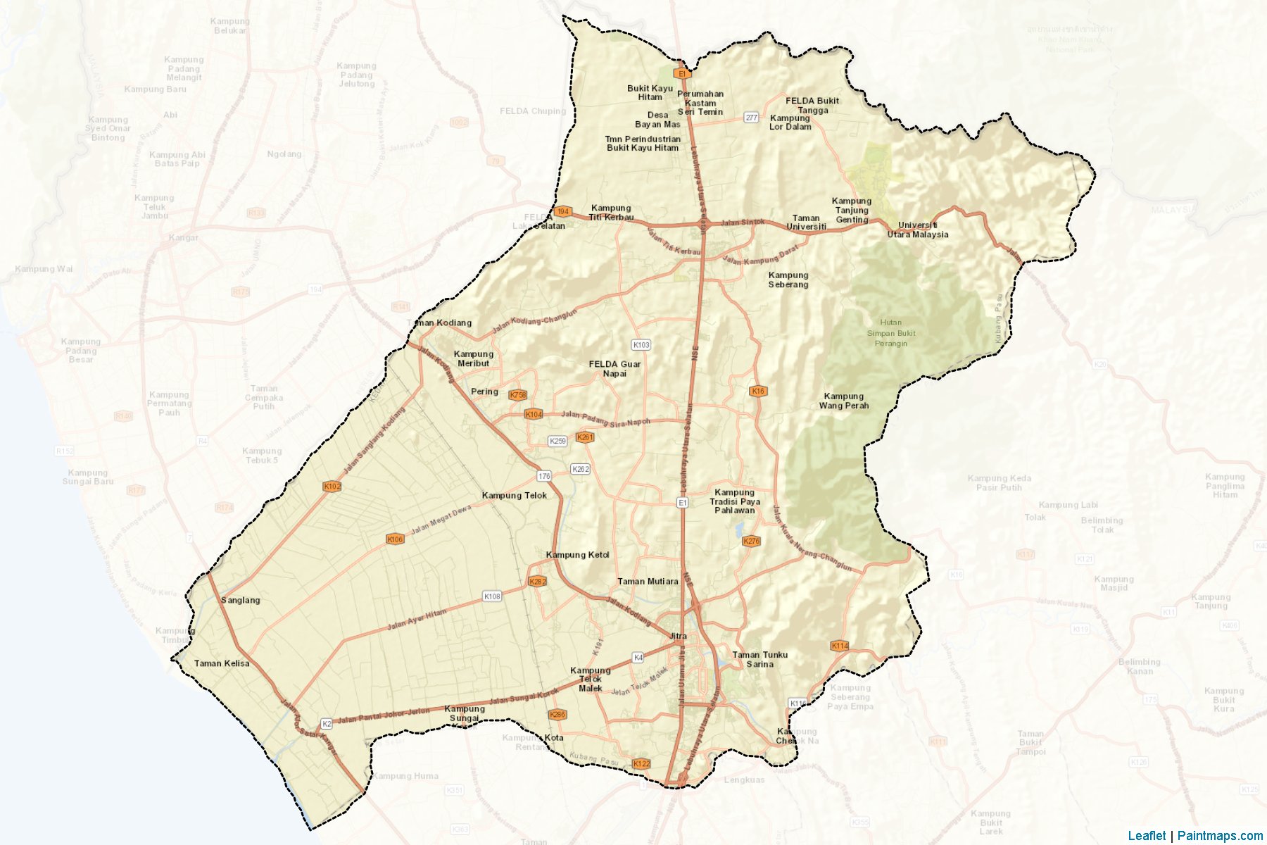 Kubang Pasu (Kedah) Map Cropping Samples-2