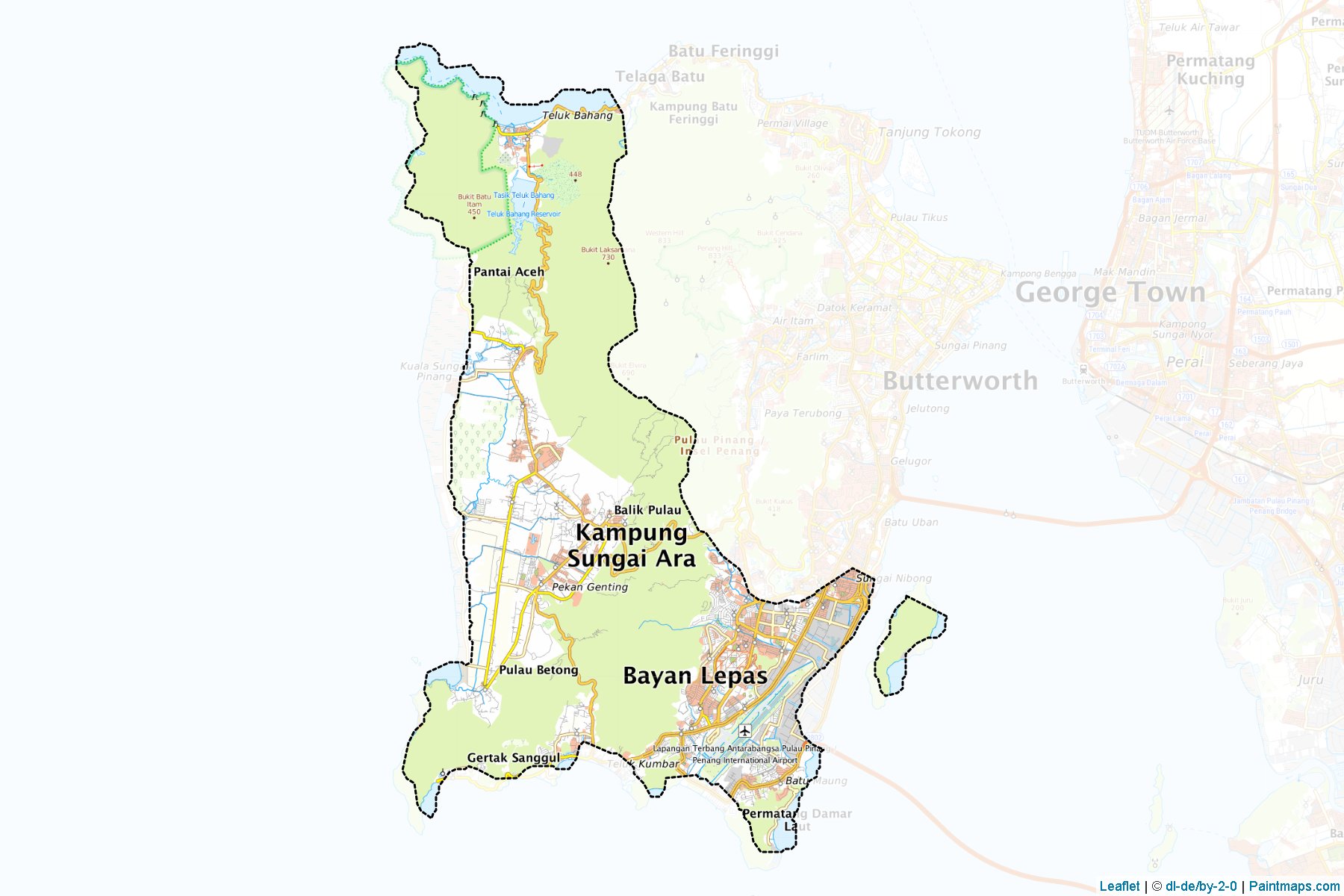 Barat Daya (Penang) Map Cropping Samples-1