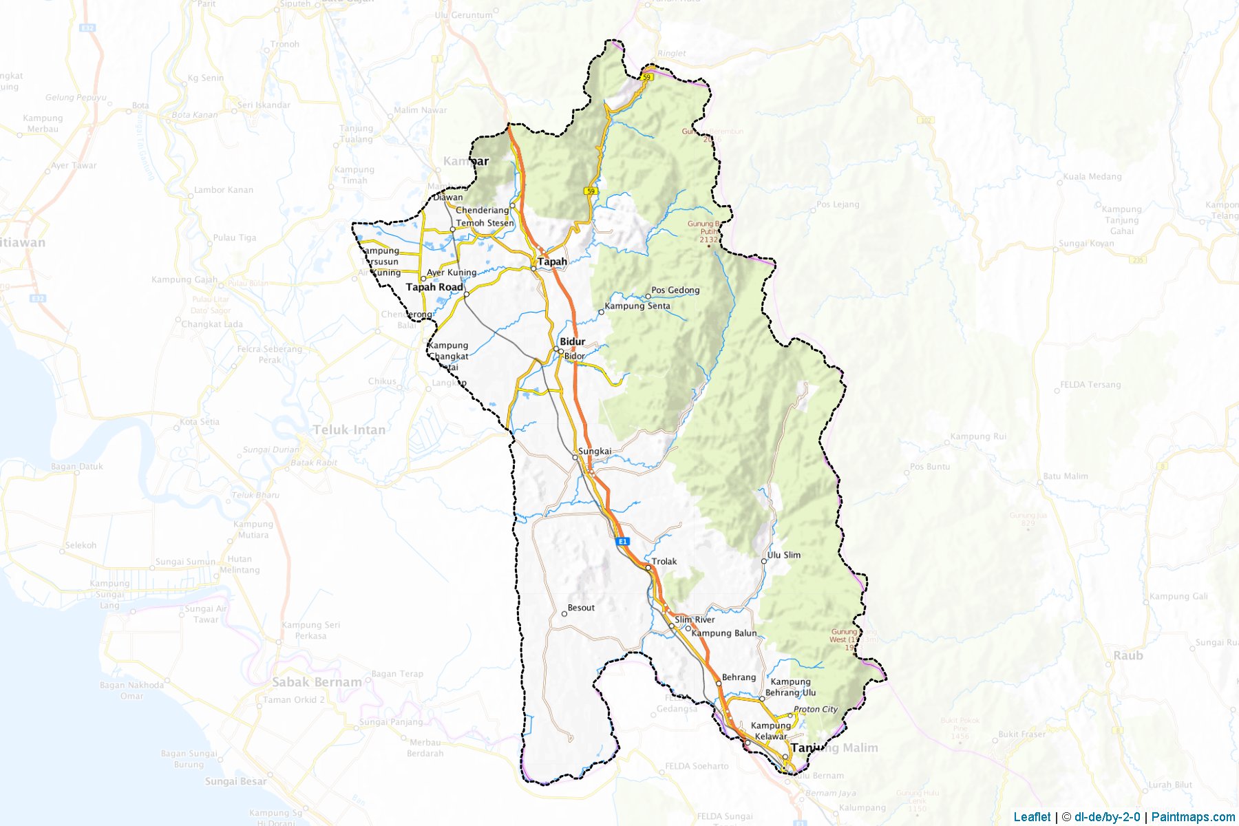 Batang Padang (Perak) Map Cropping Samples-1