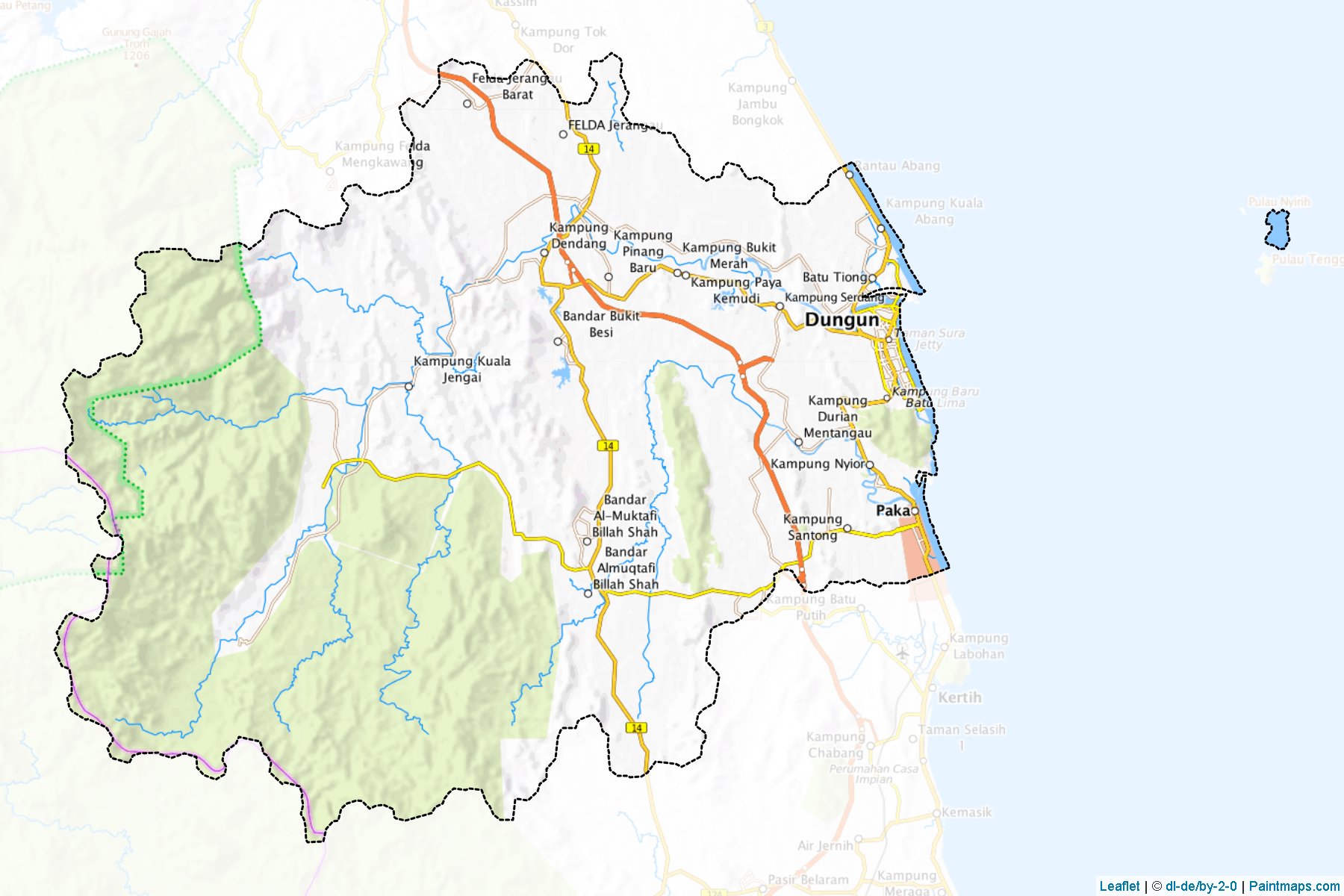 Dungun (Trengganu) Map Cropping Samples-1