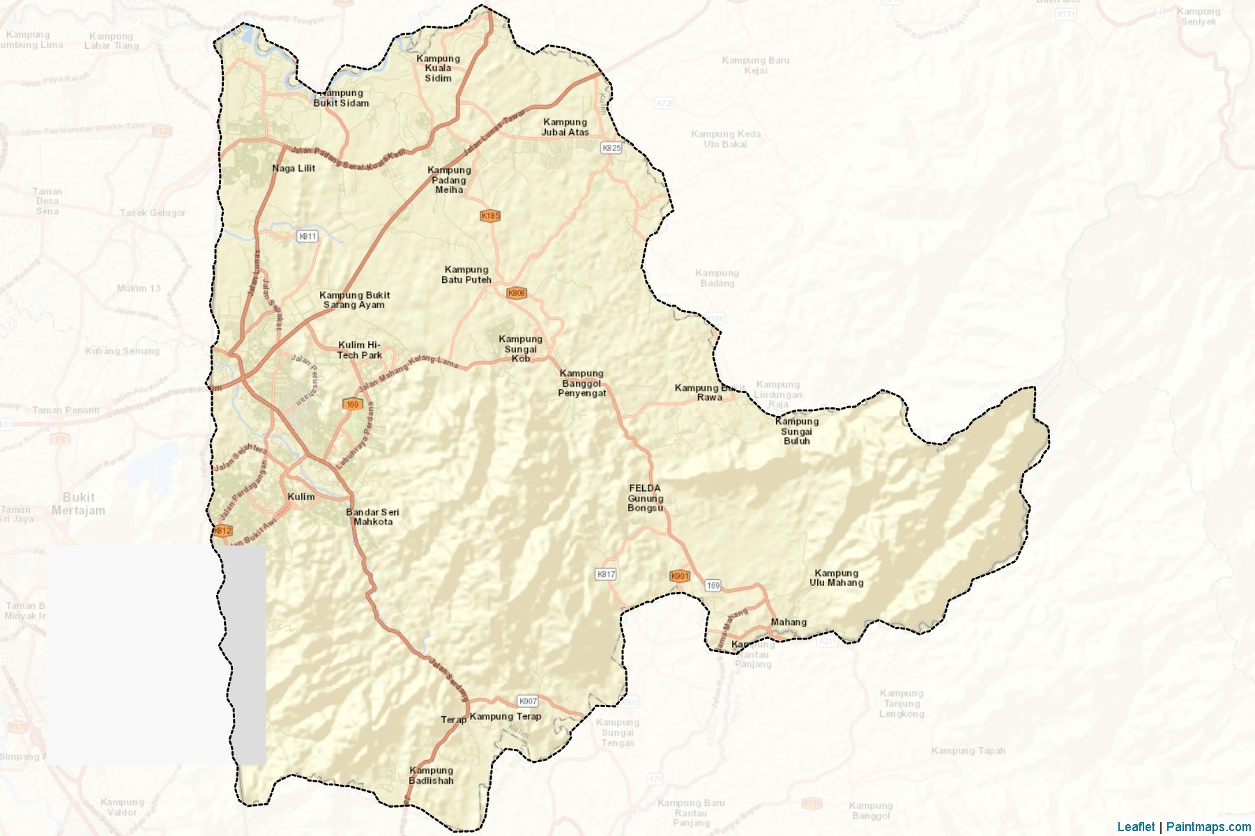 Kulim (Kedah) Map Cropping Samples-2