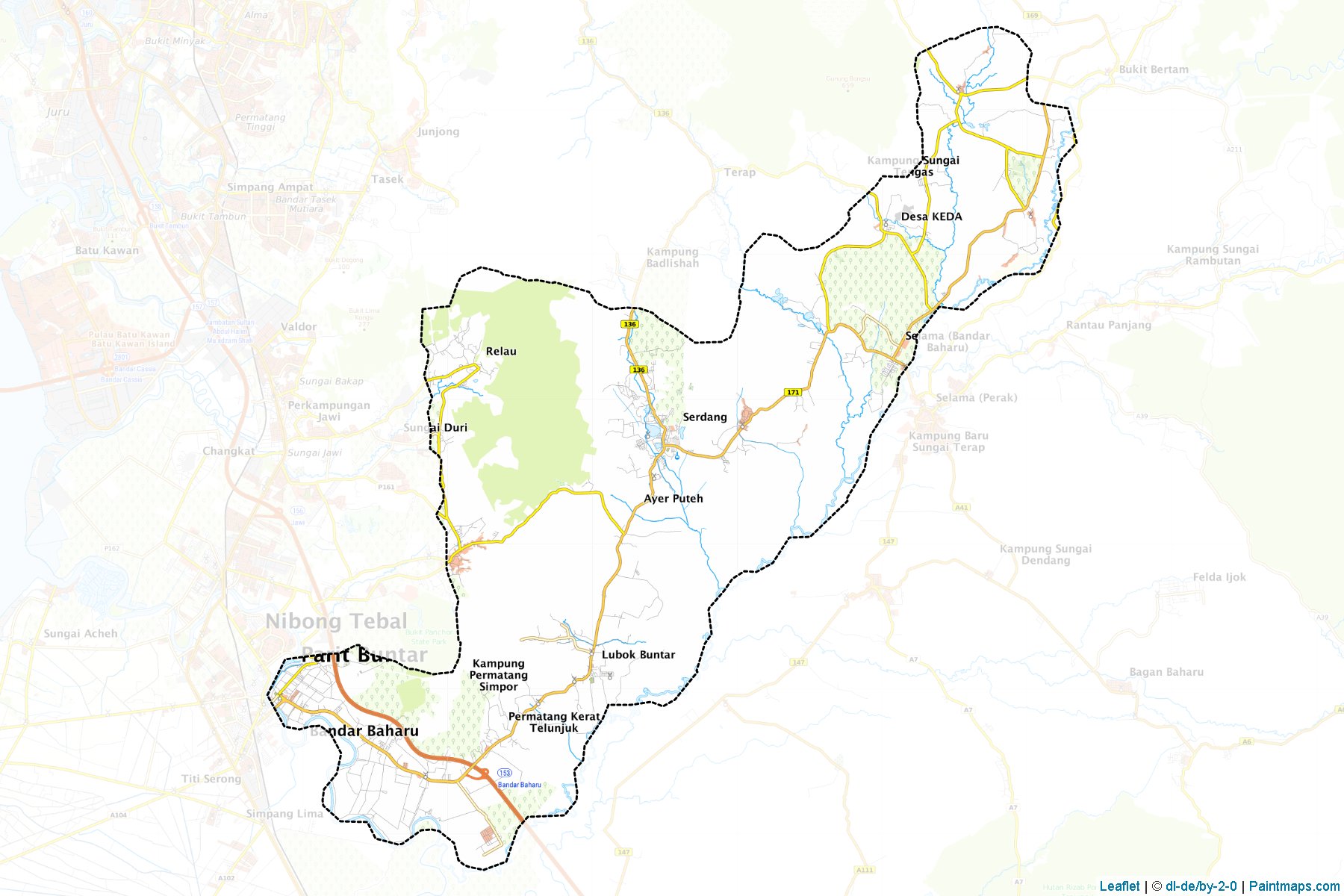 Bandar Baharu (Kedah) Map Cropping Samples-1