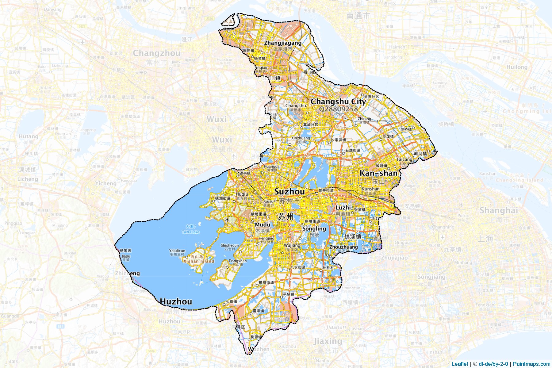 Suzhou (Jiangsu) Map Cropping Samples-1