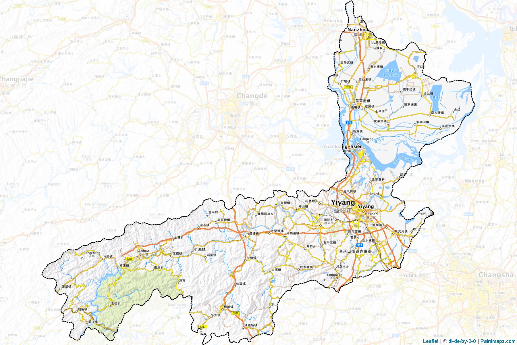 Yiyang (Hunan) Map Cropping Samples-1